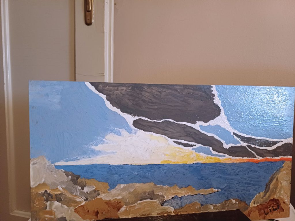 Lilian radovi slika more i plaža