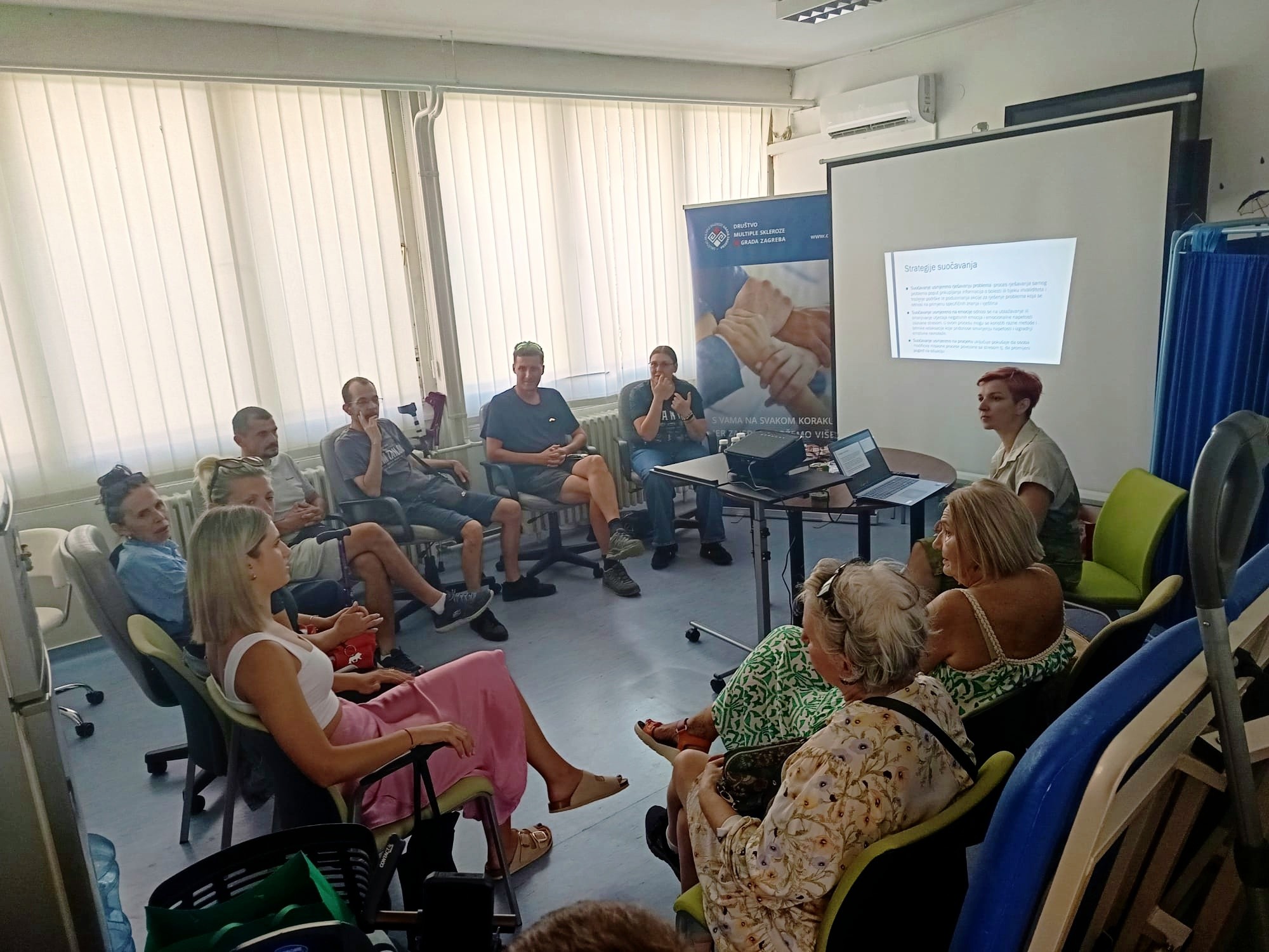 stručno predavanje psihologinje Ivane Bandić Učiti živjeti s MS